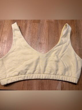 wild fable Yellow & White Striped Bralette